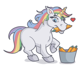 RAINBOW Unicorn ELLERY sticker #5868904