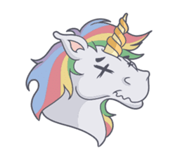 RAINBOW Unicorn ELLERY sticker #5868906