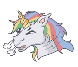 RAINBOW Unicorn ELLERY sticker #5868907
