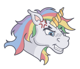 RAINBOW Unicorn ELLERY sticker #5868908