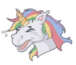 RAINBOW Unicorn ELLERY sticker #5868909
