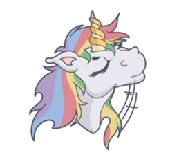 RAINBOW Unicorn ELLERY sticker #5868910