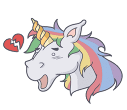 RAINBOW Unicorn ELLERY sticker #5868911