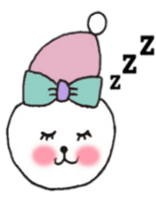 cheek pink rabbit2 sticker #5869095