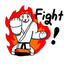 Karate White Bear sticker #5869377