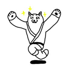 Karate White Bear sticker #5869388
