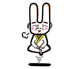 Rabbit planet family sticker #5869673