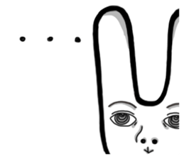 Rabbit planet family sticker #5869676