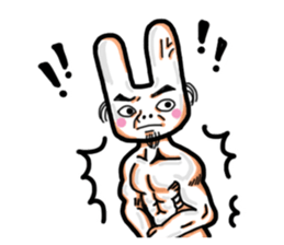 Rabbit planet family sticker #5869681