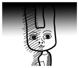 Rabbit planet family sticker #5869688