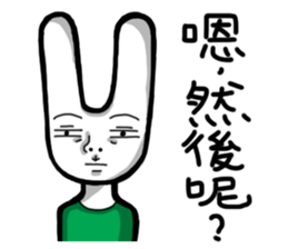 Rabbit planet family sticker #5869692