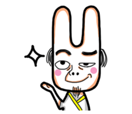 Rabbit planet family sticker #5869693