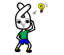 Rabbit planet family sticker #5869696