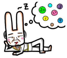 Rabbit planet family sticker #5869697