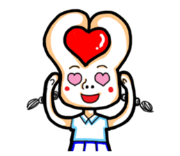 Rabbit planet family sticker #5869698