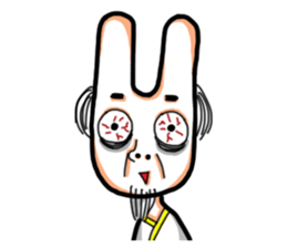 Rabbit planet family sticker #5869701