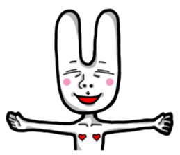 Rabbit planet family sticker #5869704