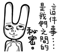 Rabbit planet family sticker #5869708