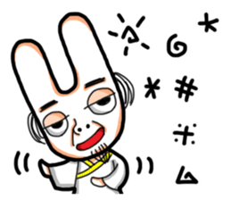 Rabbit planet family sticker #5869709