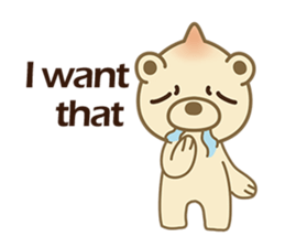 Onion Bear_Big Joe(English) sticker #5869913