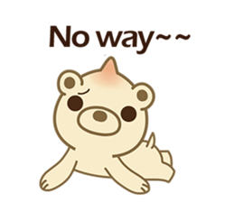 Onion Bear_Big Joe(English) sticker #5869914