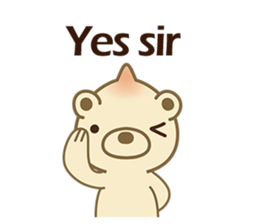 Onion Bear_Big Joe(English) sticker #5869916