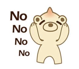 Onion Bear_Big Joe(English) sticker #5869918