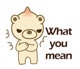 Onion Bear_Big Joe(English) sticker #5869932