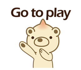 Onion Bear_Big Joe(English) sticker #5869942