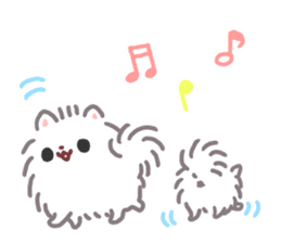 Pomeranian Mochi 5 sticker #5870143