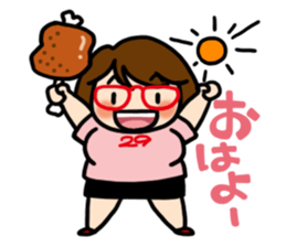 Niku-Jyoshi sticker #5870513