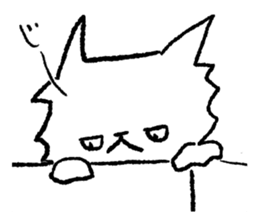 Funny face Kitten Zoozoo sticker #5871473