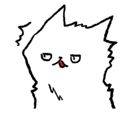 Funny face Kitten Zoozoo sticker #5871484