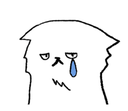 Funny face Kitten Zoozoo sticker #5871487