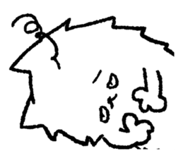 Funny face Kitten Zoozoo sticker #5871502