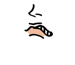 The part of a face Part 3 sticker #5871716