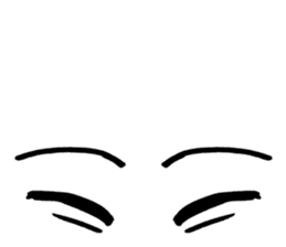 The part of a face Part 3 sticker #5871729