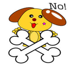 Maybe Happy Dog sticker #5871759