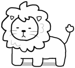 Lover of Lion sticker #5872049