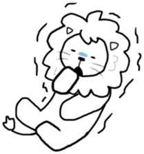 Lover of Lion sticker #5872052