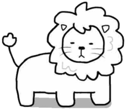 Lover of Lion sticker #5872053