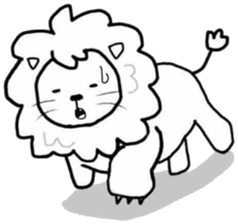 Lover of Lion sticker #5872054