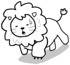 Lover of Lion sticker #5872054