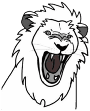 Lover of Lion sticker #5872058