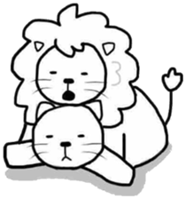 Lover of Lion sticker #5872066