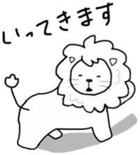 Lover of Lion sticker #5872070