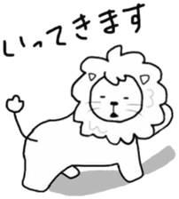Lover of Lion sticker #5872070