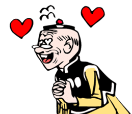 Old Master Q comics sticker #5873247