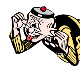 Old Master Q comics sticker #5873255