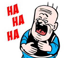 Old Master Q comics sticker #5873257